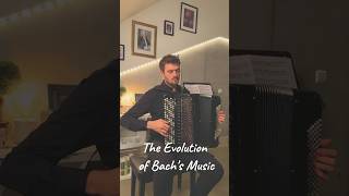 🎶 Bach’s music evolution  part 2accordion bandoneon bandoneón bach jsbach tocatta fuga [upl. by Atenik]