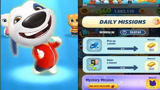 talking tom gold run Daily mision  talking Hank Android IOS tomgoldrun talkingtomgoldrun [upl. by Brnaba658]