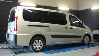 Reprogrammation moteur Citroen Jumpy hdi 120cv  154cv dyno digiservices [upl. by Pegasus330]