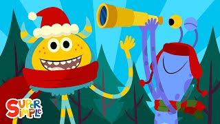 The Great Christmas Tree Hunt  Kids Songs  Super Simple Songs [upl. by Atilrep]