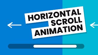 Create a Sick Horizontal Scroll Animation  GreenSock  JS [upl. by Ause]