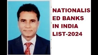 2494Nationalised banks in indiabank examquestions and answersnationalised banks list 2024 [upl. by Ativad]