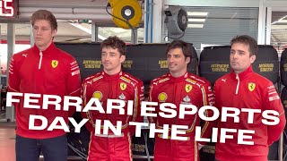 Day in the life of Scuderia Ferrari Esports Team [upl. by Lalad]