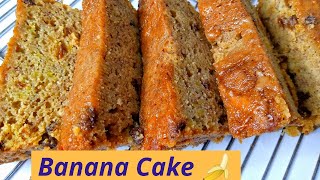 How to make Banana Cake recipe  Easy Banana cake recipe [upl. by Yard]