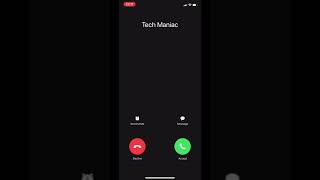 iPhone Incoming Call Screen iOS 14 [upl. by Arsuy]