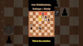 von Holzhausen Sohege  Study chesslegends chess chessworldchampions chessgenius شطرنج [upl. by Ellennahs565]