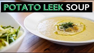 Vegan Lunch Idea  EASY POTATO SOUP  FENNEL SALAD [upl. by Eitsirk]