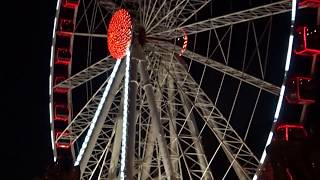 Salerno ruota panoramica  veliero luci  Ferris wheel・ sailing ship・lights [upl. by Oettam]