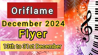 Oriflame December 2024 flyer 13th December 2024 [upl. by Hendrik]