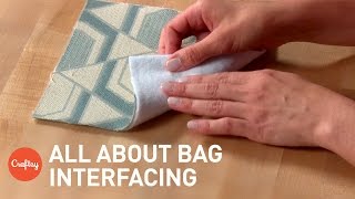 All About Bag Interfacing  Tips amp Types for Sewing Bags with Sara Lawson [upl. by Santa]