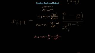 Newton Raphson Method [upl. by Buckingham648]