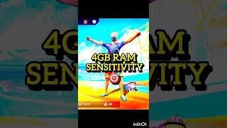 4GB Ram Sensitivity Setting  Free Fire Sensitivity Settings 4GB Ram [upl. by Na42]