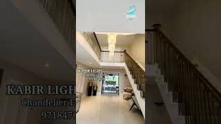 Crystal Chandelier  Modern Crystal Chandeliers  Jhumar making  Home Decor  KABIR LIGHT [upl. by Drice]