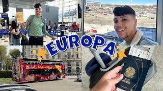 VLOG  FUI PARA EUROPA 1 [upl. by Amerd382]