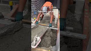 Concrete tips 21 construction concrete pouringconcrete asmrsounds concreteking [upl. by Eisnyl]