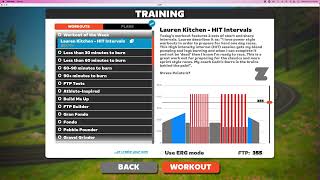 Riding a Training Peaks Workout on Zwift Oct 2022 update [upl. by Kristien]