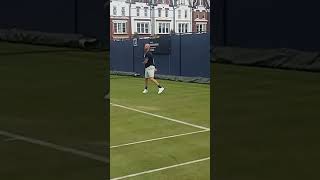 Adrian Mannarinos Easy Forehand Power [upl. by Einnalem]