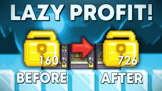 LAZY PROFIT in 2024 How To GET RICH Fast In Growtopia EASY DLS [upl. by Aros]