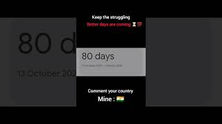 Better days are coming  successmindset successcountdown motivation winterarc mindset 80 [upl. by Massimiliano]