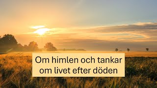 Om himlen och tankar om livet efter döden [upl. by Fronia]