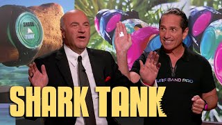 Things Get Awkward in The Tank With Surf Band Pro  Shark Tank US  Shark Tank Global [upl. by Tnecillim]