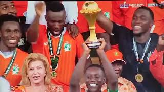 Remise des trophées  CAN 2023  Côte dIvoire Vs Nigeria 2 à 1  La côte dIvoire remporte 3ème CAN [upl. by Adekam]