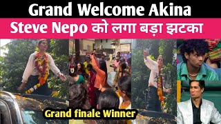 Grand finale Winner Akina  GRAND WELCOME AKINA  letestupdate Ibds4 [upl. by Tiphane]