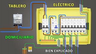 Tablero Eléctrico Domiciliario Bien Explicado [upl. by Albertine]