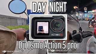 Video Siang dan Malam Dji Osmo Action 5 pro  kamera action terbaik tahun ini [upl. by Jakob]