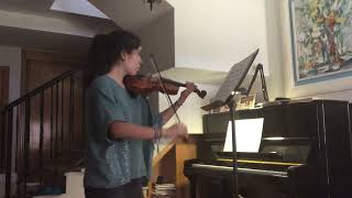 Gigue from Partita no 3 in E BWV 1006 JS Bach [upl. by Hagile]