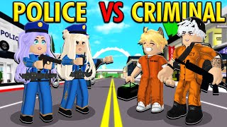 ROBLOX POLICE FAMILY VS CRIMINAL FAMILY [upl. by Dnama]