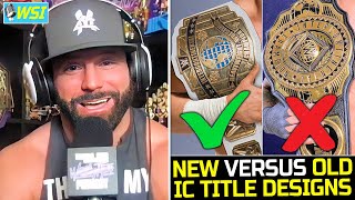 Matt Cardona on the New WWE Intercontinental Belt Design amp the Coolest Wrestling Belts EVER [upl. by Artus104]