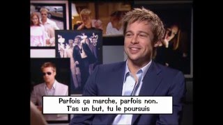 Interview de Brad Pitt par R Mezrahi Titoff Le sac à sapin  On a tout essayé  18122001 [upl. by Myrle]