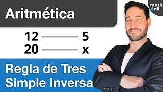 CALCULA UN REGLA DE TRES INVERSA Super Fácil👌  Para Principiantes [upl. by Nuahsak]