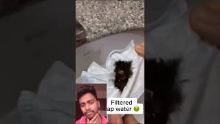 Face mask water filter 🤢 youtubeshorts viralvideo shorts [upl. by Matthia]