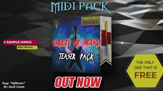 Variety of Metal Drum MIDI Pack FREE DOWNLOAD [upl. by Aiuqram]