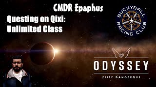 Questing on Qixi  Unlimited Class  Buckyball Racing Club  Elite Dangerous [upl. by Gabriellia637]