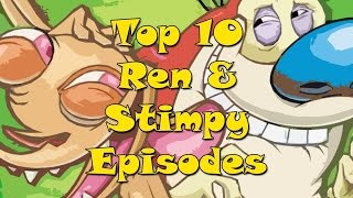 Top 10 Ren amp Stimpy Episodes [upl. by Kciredor]