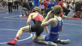 Day 1 in IHSAA State Wrestling Tournament [upl. by Bourke]