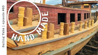 Building the SMALL details of a BIG wooden ship — Sailing Yabá 65 [upl. by Tace]