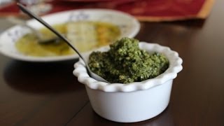 Pesto Sauce Dimitras dishes episode 4 OLD EPISODE [upl. by Nov506]