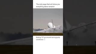 Aeroplane Go Around in heavy crosswind subscribe landingview a380 b737 trollface [upl. by Schaper]