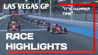 LAS VEGAS GP  HAMILTON VS FERRARI F1 [upl. by Nomla]