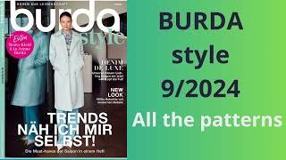 Burda 92024 full review NEW Burda Style All the patterns burdastyle sewingmagazine newburda [upl. by Zelda336]