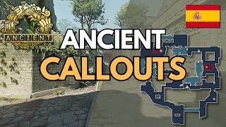 Callouts de Ancient en Español  CS2 CALLS [upl. by Leunas21]