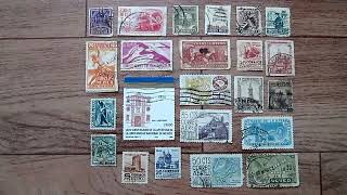 Colección De Timbres Postales Mexicanos Antiguos [upl. by Annalla]