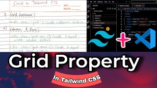 Grid in Tailwind CSS  Tailwind CSS tailwindcss [upl. by Elokcin]