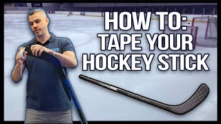 Why we tape our ice hockey sticks and how to do it [upl. by Conlin77]