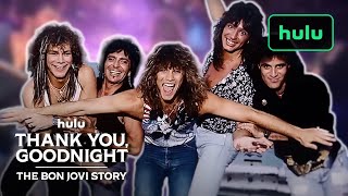 Thank You Goodnight The Bon Jovi Story  Official Trailer  Hulu [upl. by Aivatnwahs]