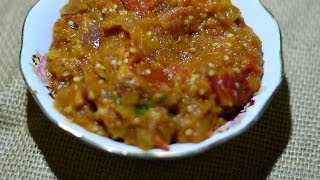 Baingan Bharta Recipe Video [upl. by Ynahteb]